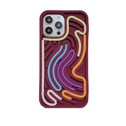Funny Sensory Activity Board Silicone Decompression Phone Case