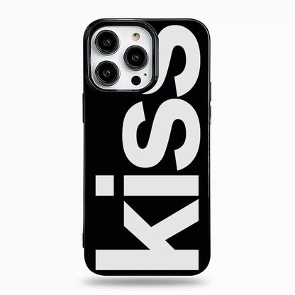 Personalized English Letters Kiss Phone Case