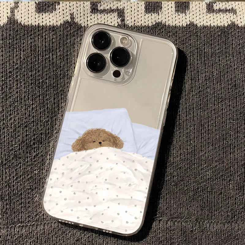 Cute Dog Cat Couple Case Phone