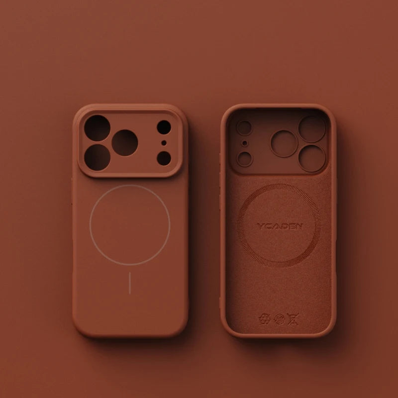 Original Liquid Silicone For Magsafe Soft Phone Case New