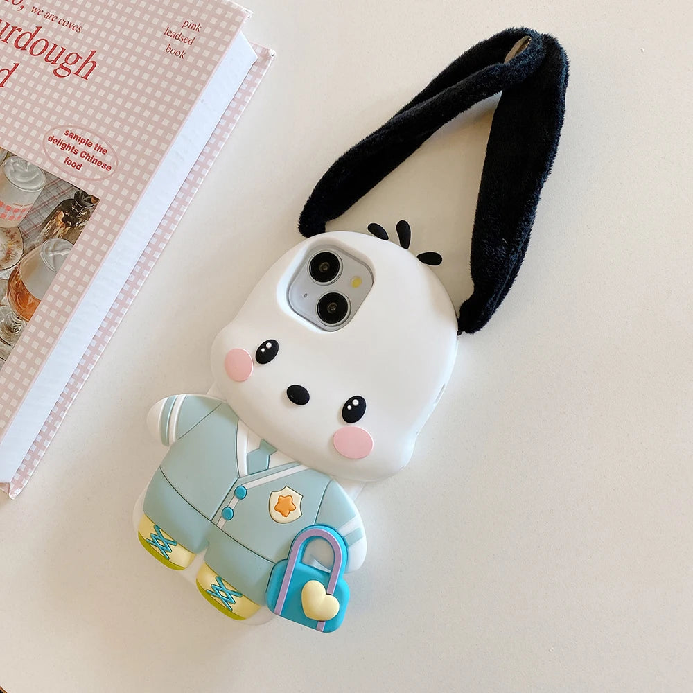 Funny 3D Cartoon Dog Phone Case