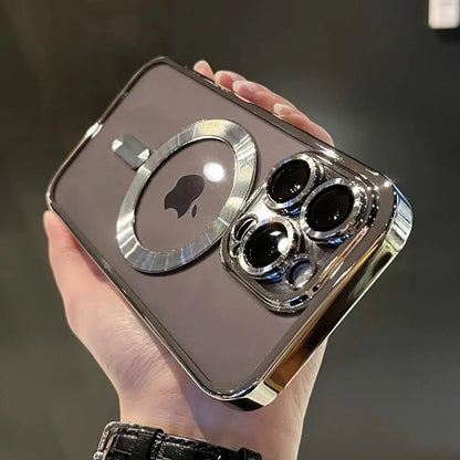 Plating Clear Magsafe iPhone Case