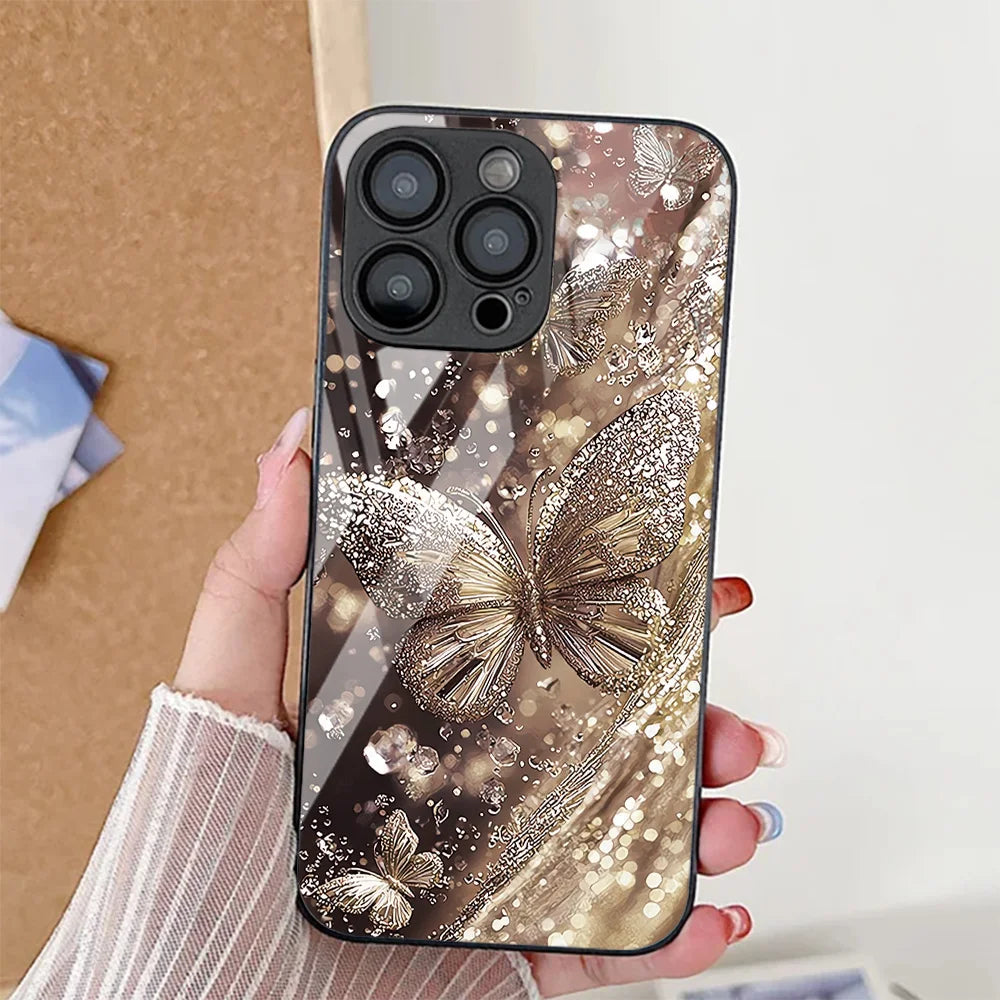 Butterfly Leopard Print Phone Case