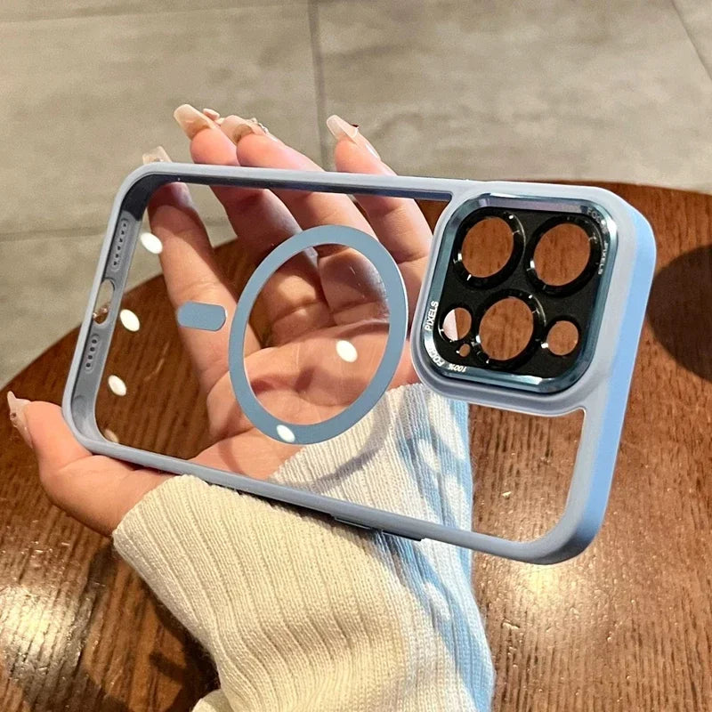 Luxury Magsafe Transparent Phone Case