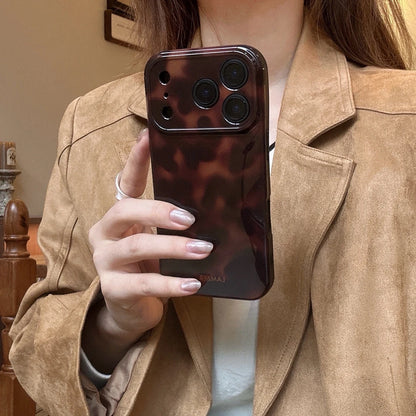 Retro Brown Amber Pattern Shockproof Protective Phone Case
