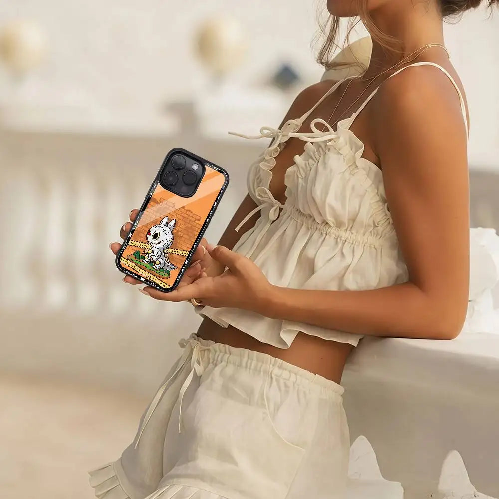 Armor Labubu Glossy Phone Case