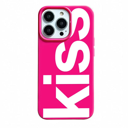 Personalized English Letters Kiss Phone Case