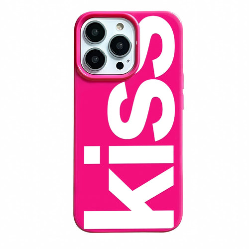 Personalized English Letters Kiss Phone Case