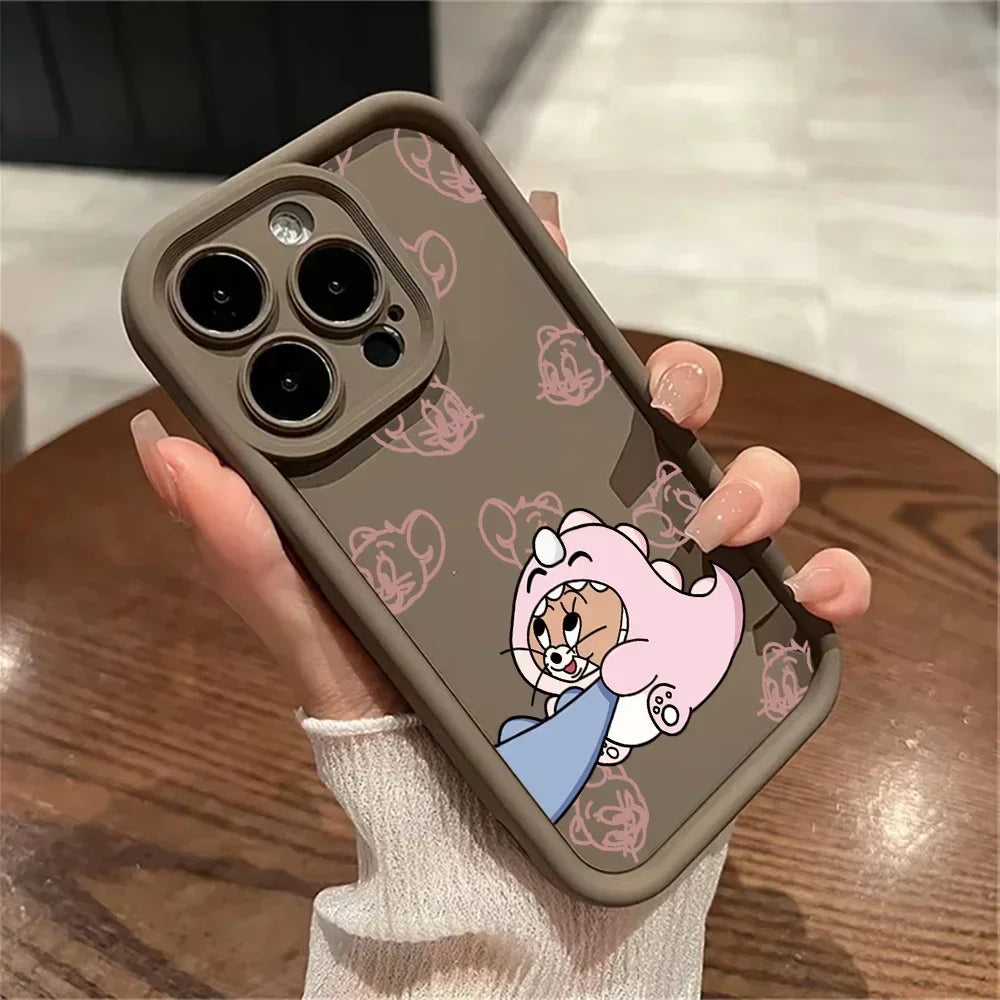 Cartoon Tom and Jerry Couple Phone Case