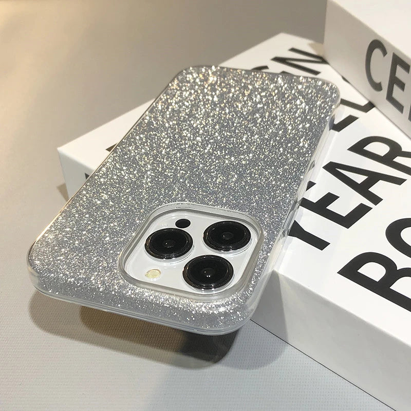 Glitter Bling Gradient Hard PC Thicken Phone Case New