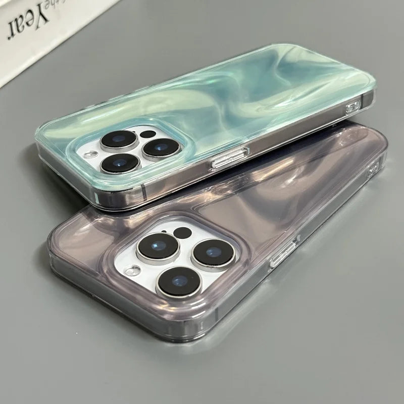 Fashion Gradient Water Ripple Pattern Phone Case