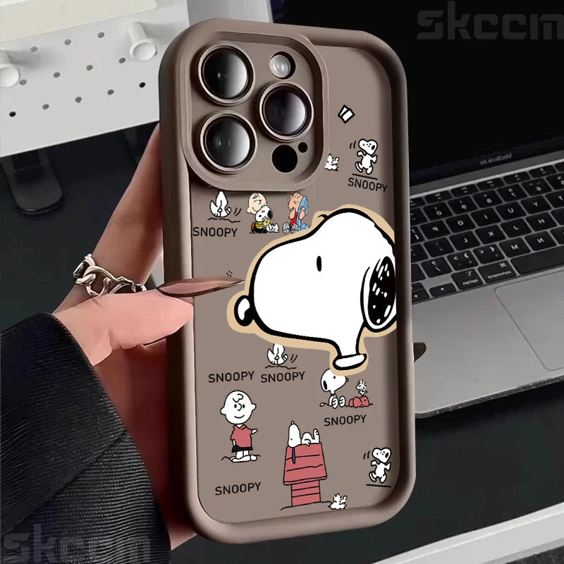 Snoopy Cartoon Phone Case for iPhone