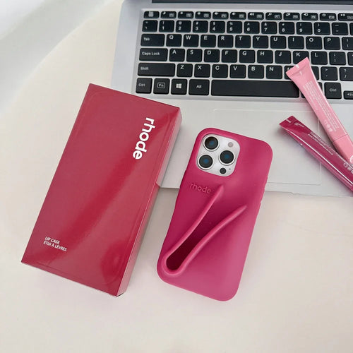 Rhode Lipstick Holder Case For iPhone With Box