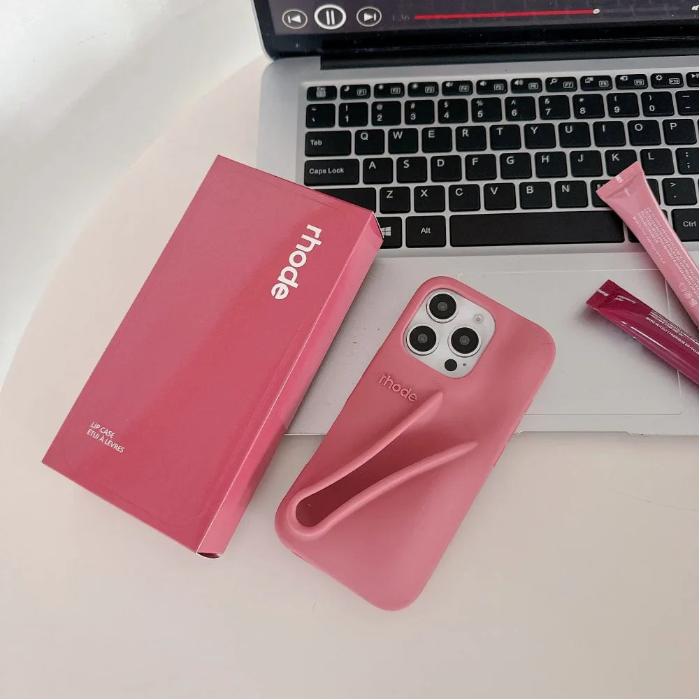 Rhode Lipstick Holder Case For iPhone With Box
