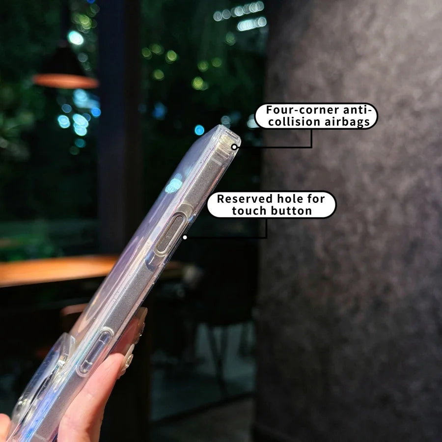 Suitable Hard Glittery Gradient Magnetic Protective Phone Case