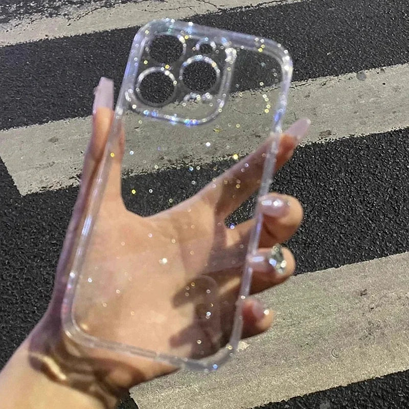 Soft Glitter Transparent Phone Case