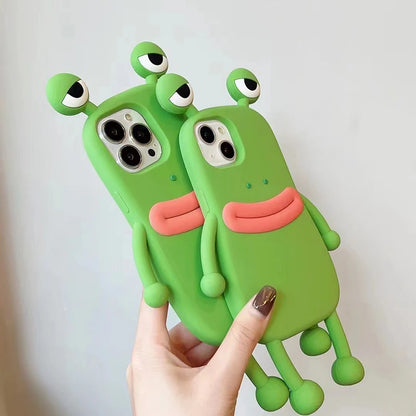 Funny Sausage Mouth Frog Phone Case