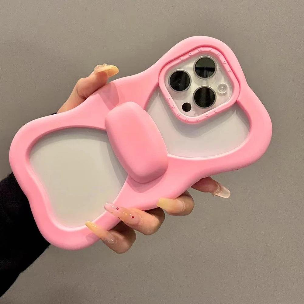 Cute Pink Bowknot Phone Case