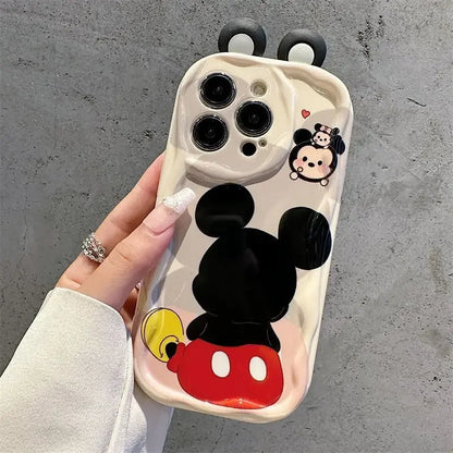 3D Ears Mickey Winnie Minnie Phone Case
