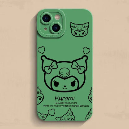 Kuromi Cartoon Phone Case for iPhone