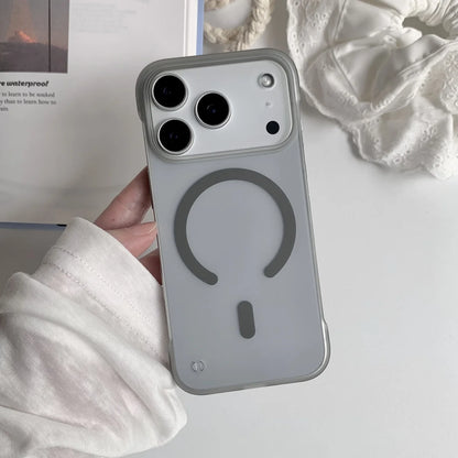 Slim Frosted Frameless Magnetic Magsafe Phone Case