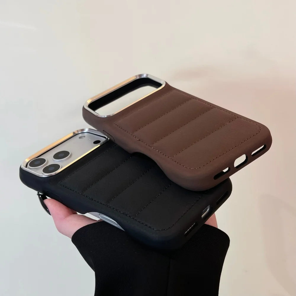 Fashion Down Jacket Silicone Relax Phone Case
