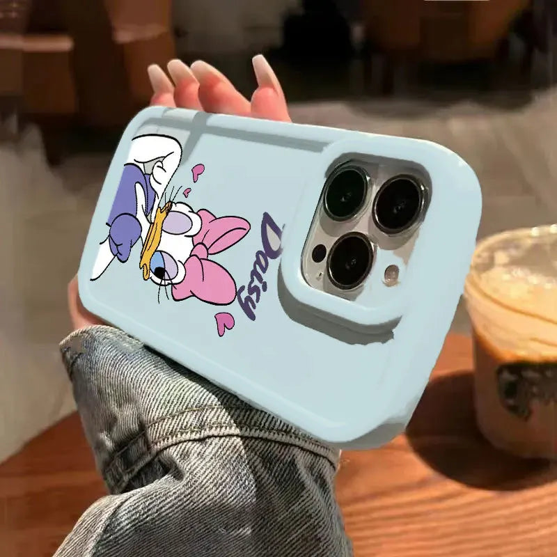 Mickey, Minnie & Donald Cartoon iPhone Case