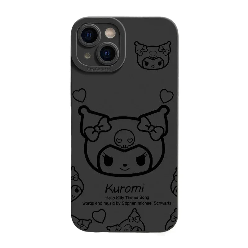 Kuromi Cartoon Phone Case for iPhone