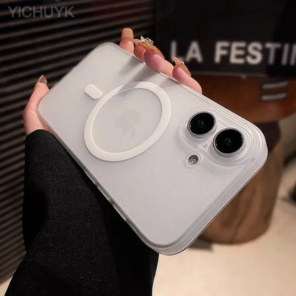 Matte Magnetic Wireless Charge Phone Case