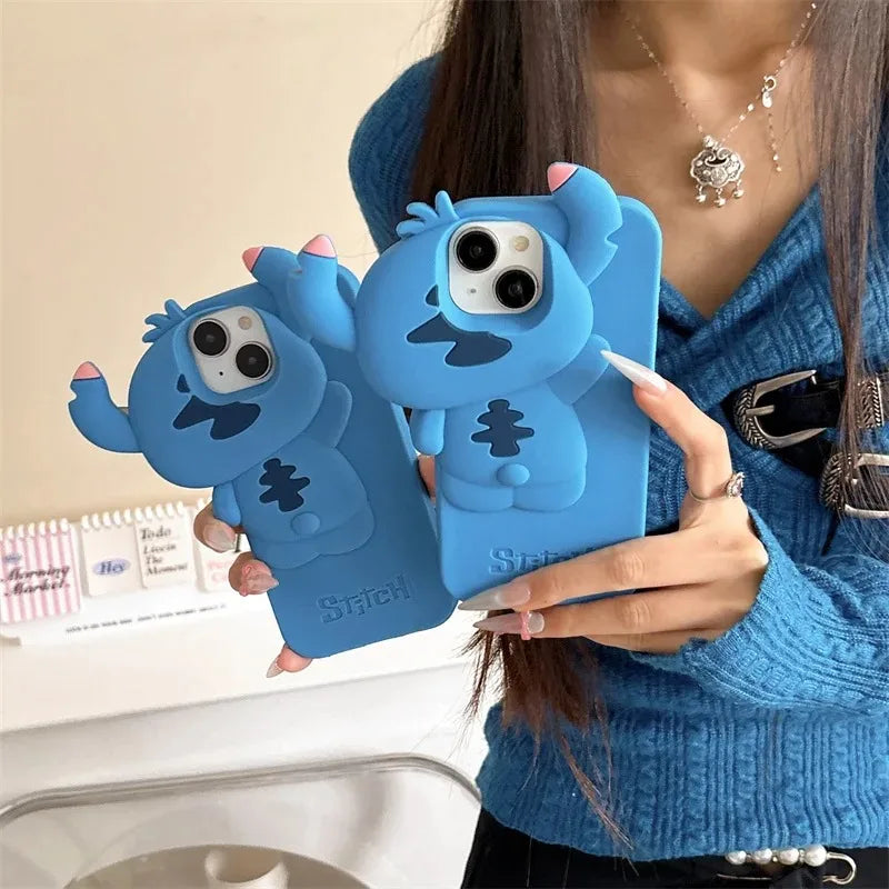 Stitch Couple Phone Case for iPhone