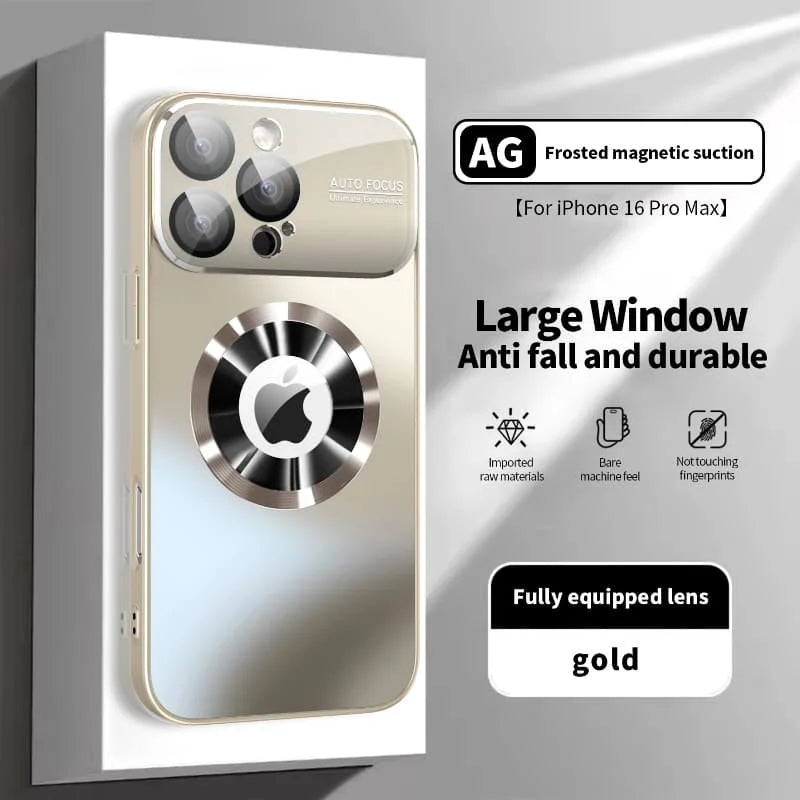 Large Window Magnetic Magsafe iPhone Case with Lens Protector