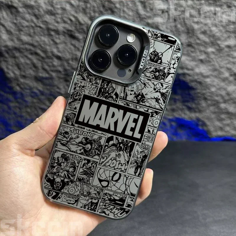 Marvel Logo Phone Case Spiderman Ironman