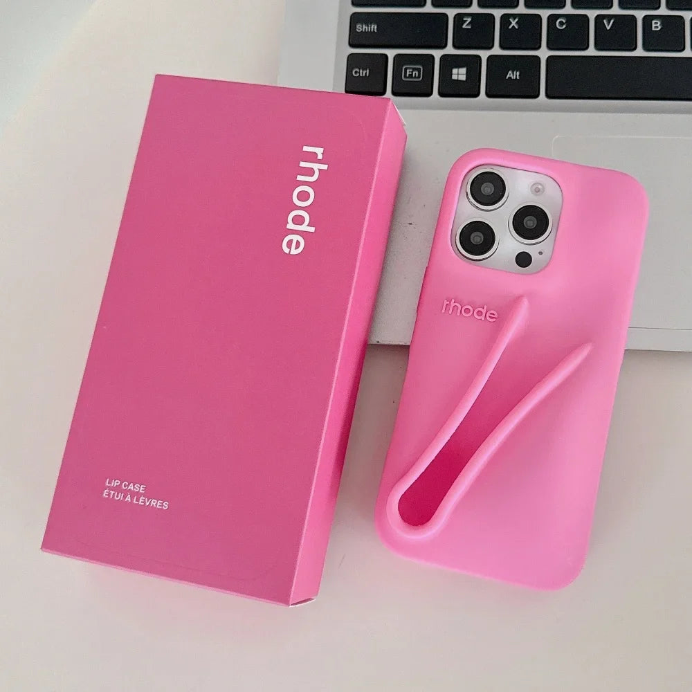 Rhode Lipstick Holder Case For iPhone With Box
