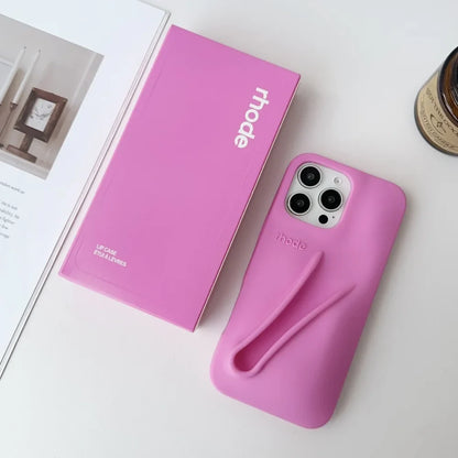 Rhode Holder Silicone Lipstick iPhone Case