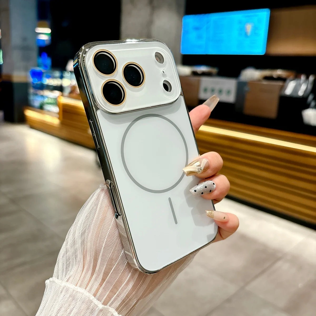 Luxury AG Nano Tempered Glass For Magsafe Phone Case