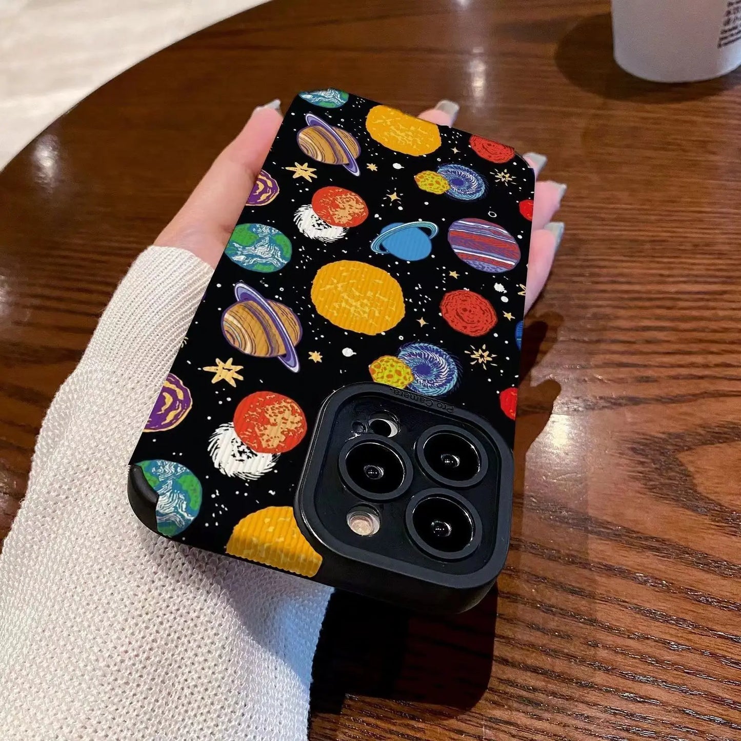 Colorful Planet Silicone Phone Case