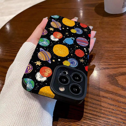 Colorful Planet Silicone Phone Case