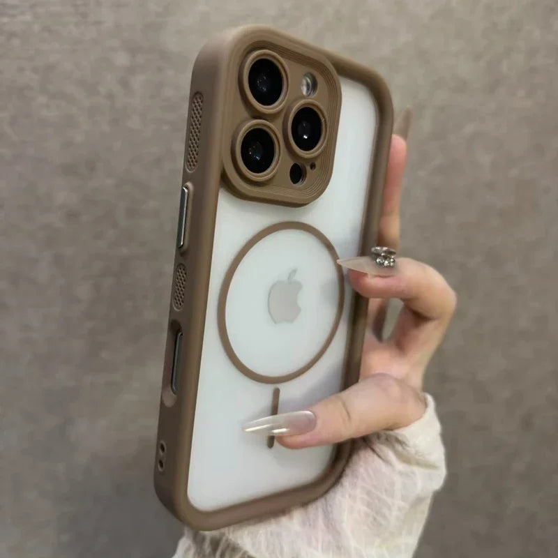 Luxury Matte Magsafe Transparent Phone Case New