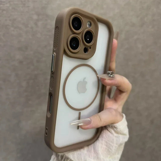 Luxury Matte Magsafe Transparent Phone Case New