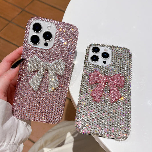 Bling Diamond Crystal Bowknot Glitter Phone Case