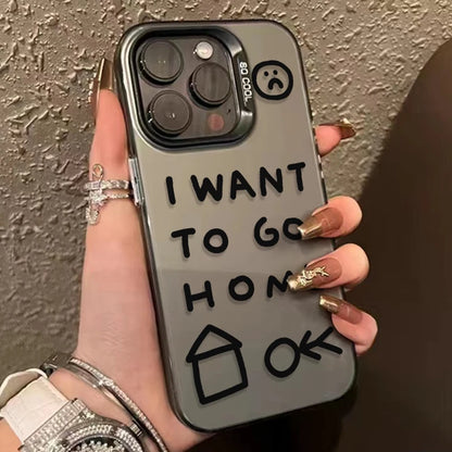 Phone Case Creative English Y2K