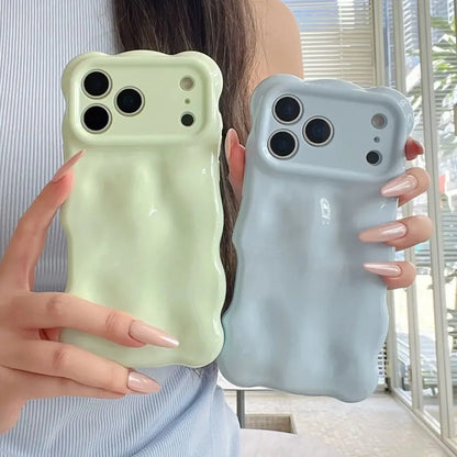 Fashion Meteorite Wave Bubble Silicone Phone Case