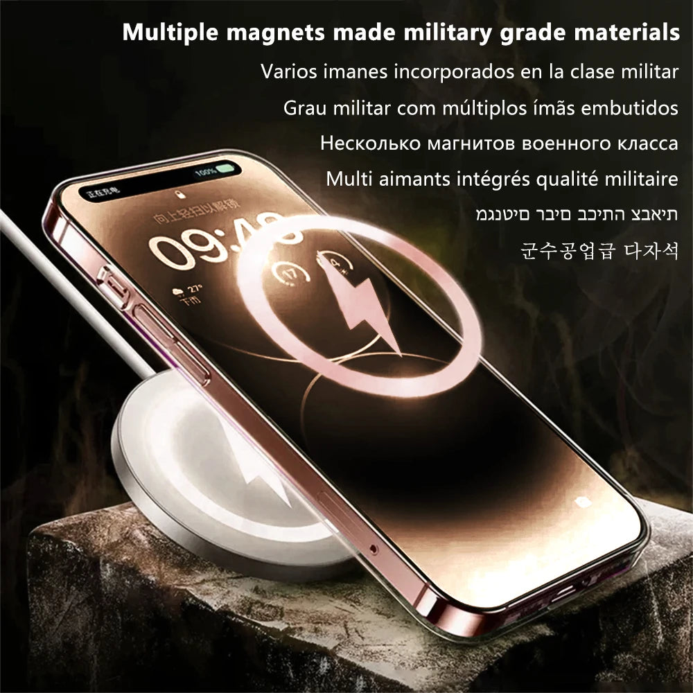 Magnetic Attraction Clear Original Phone Case