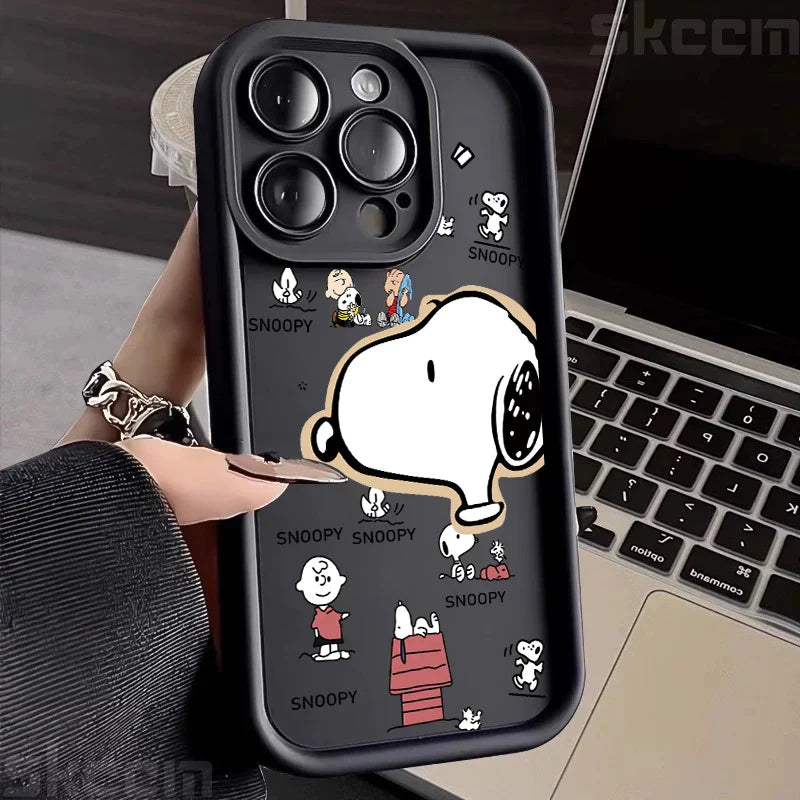 Snoopy Cartoon Phone Case for iPhone