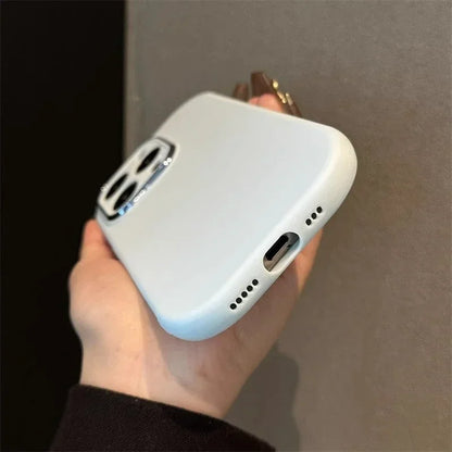 Luxury Cute Soft Silicone Candy Color Phone Case