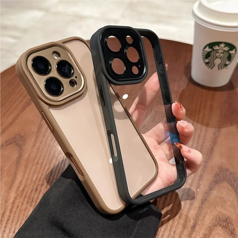 Luxury Metal Camera Protection Phone Case