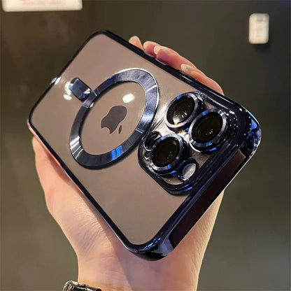 Plating Clear Magsafe iPhone Case