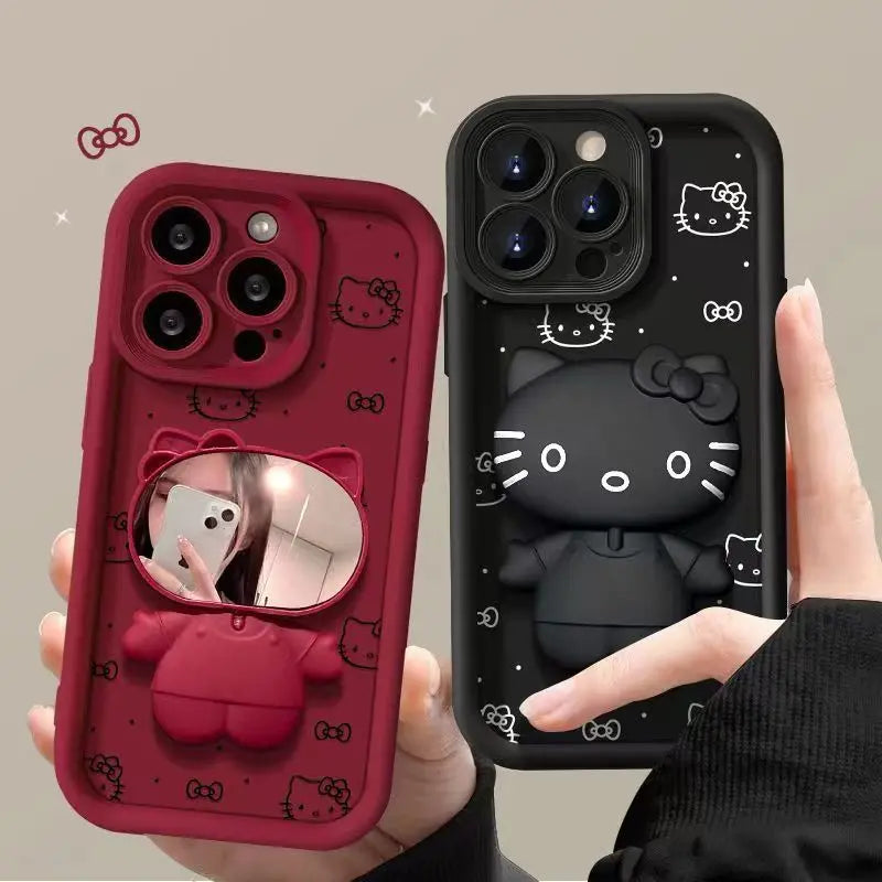 Hello Kitty Makeup Mirror Phone Case