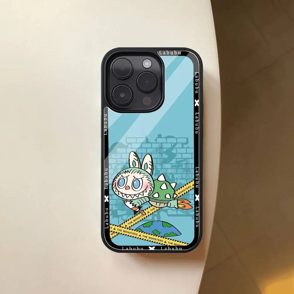 Armor Labubu Glossy Phone Case