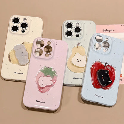INS Cute Rabbit Cartoon Animals Phone Cases